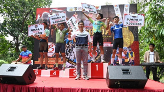 Polda Jambi Gelar Kejuaraan Balap Sepeda Kapolda Cup Siginjai Presisi 2024